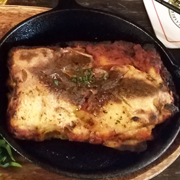 名物のラザニア。とてもおいしい